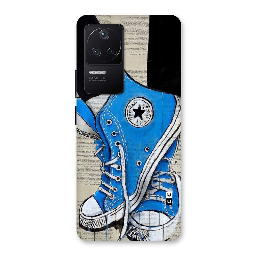 Blue Shoes Back Case for Poco F4 5G