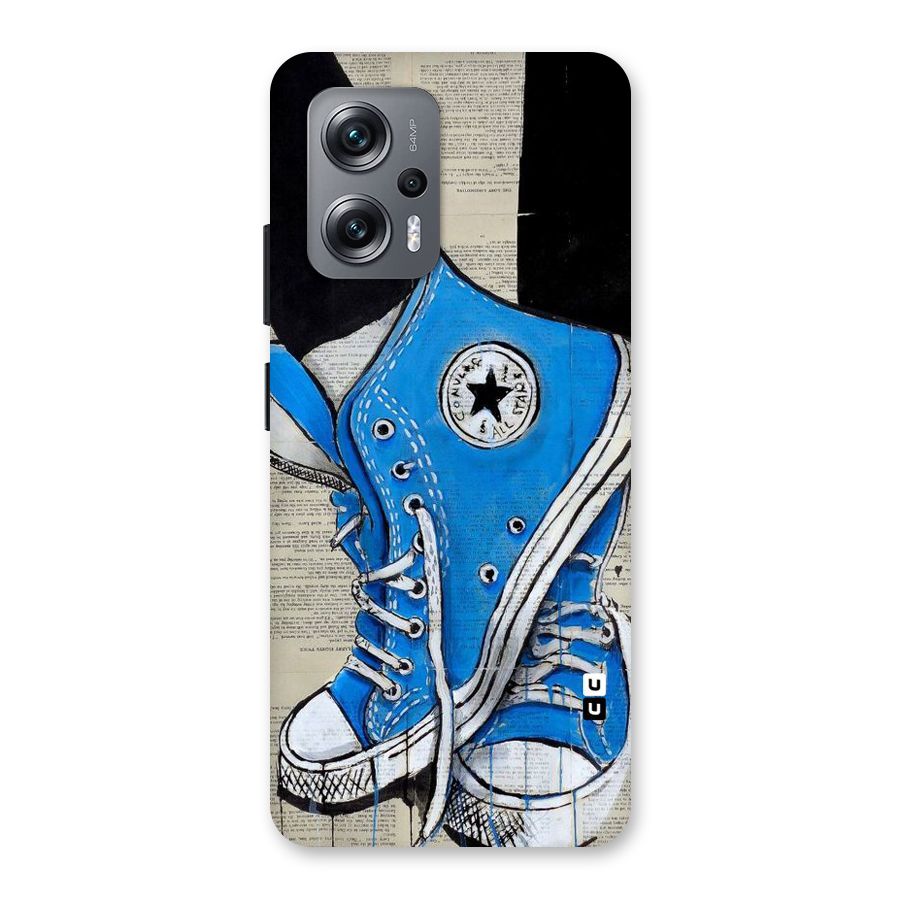 Blue Shoes Back Case for Redmi K50i