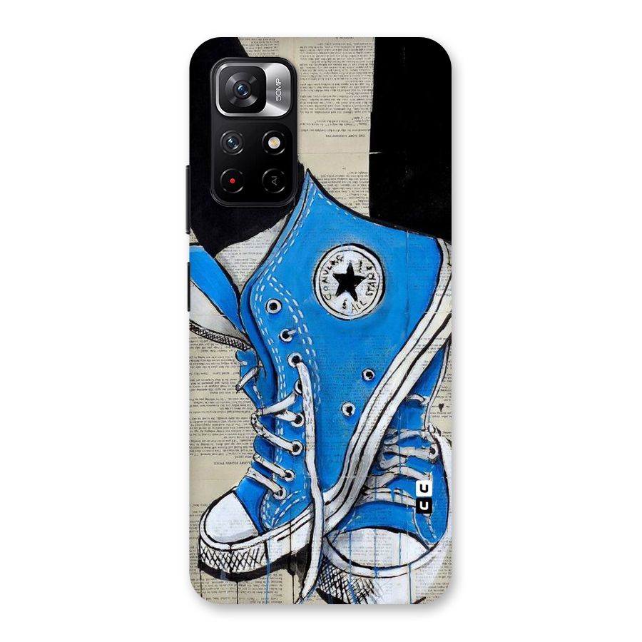Blue Shoes Back Case for Redmi Note 11T 5G