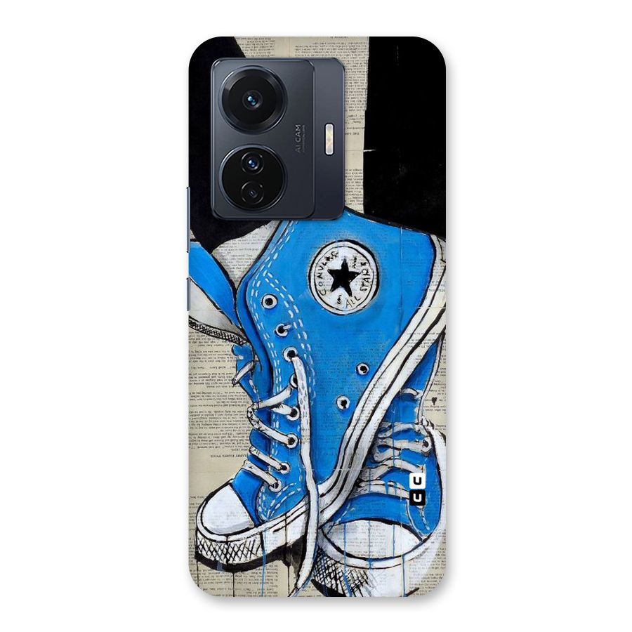 Blue Shoes Back Case for Vivo T1 Pro