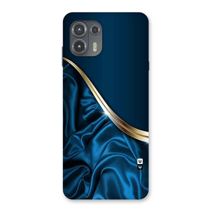 Blue Smooth Flow Back Case for Motorola Edge 20 Fusion