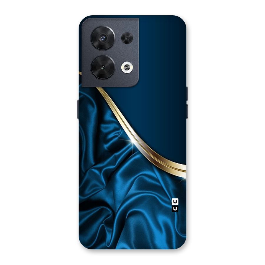 Blue Smooth Flow Back Case for Oppo Reno8 5G