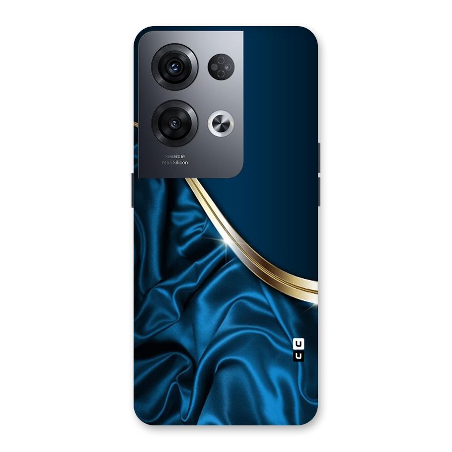 Blue Smooth Flow Back Case for Oppo Reno8 Pro 5G