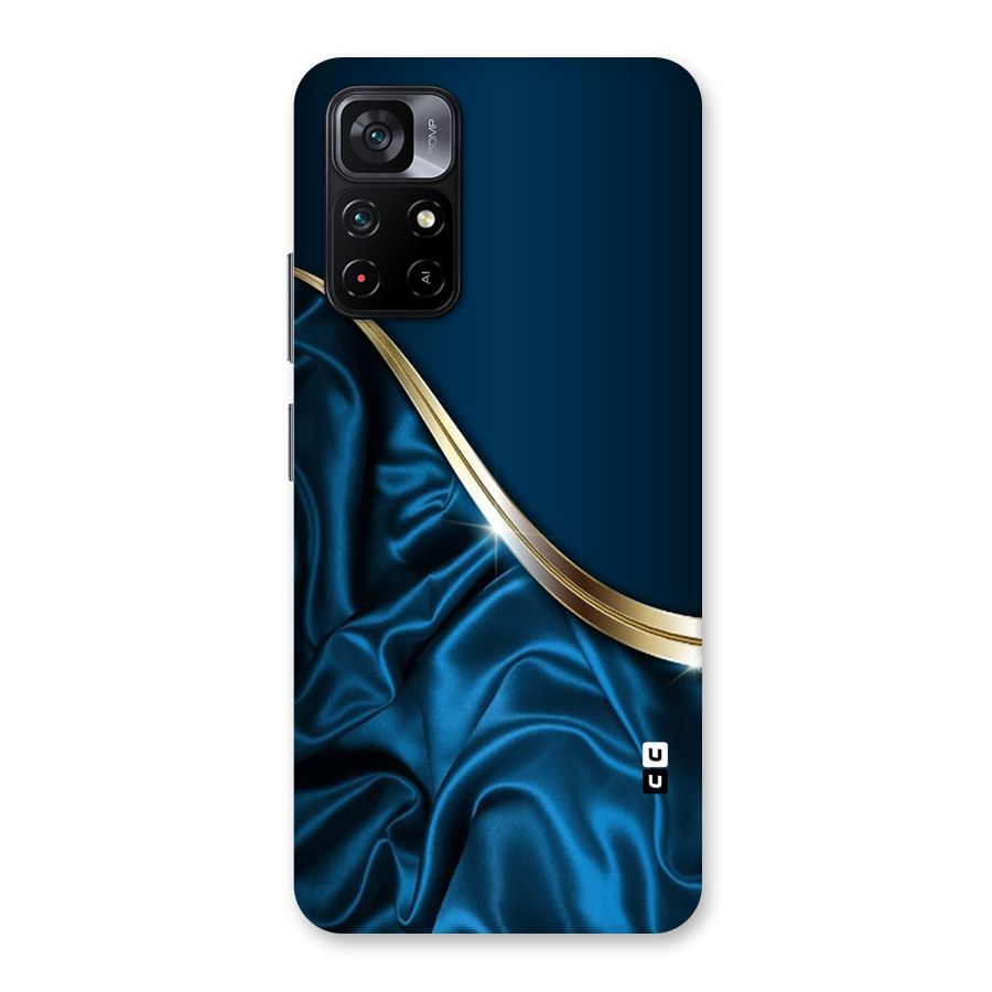 Blue Smooth Flow Back Case for Poco M4 Pro 5G