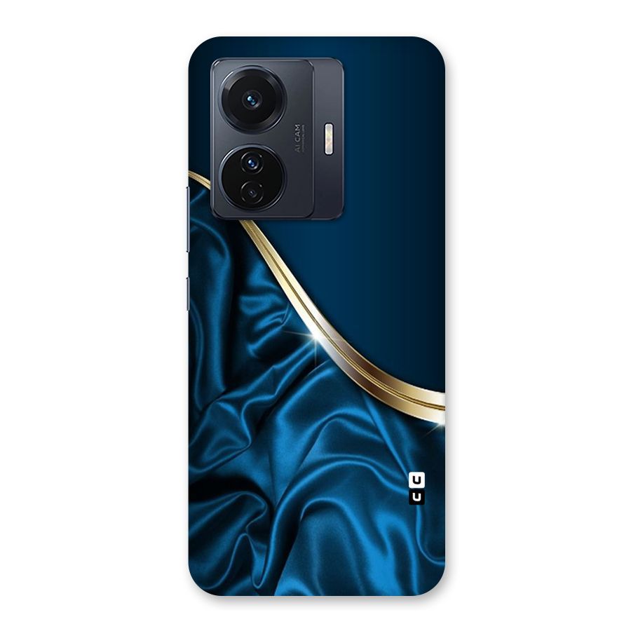 Blue Smooth Flow Back Case for Vivo T1 Pro