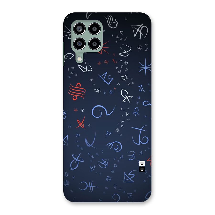 Blue Symbols Back Case for Galaxy M33