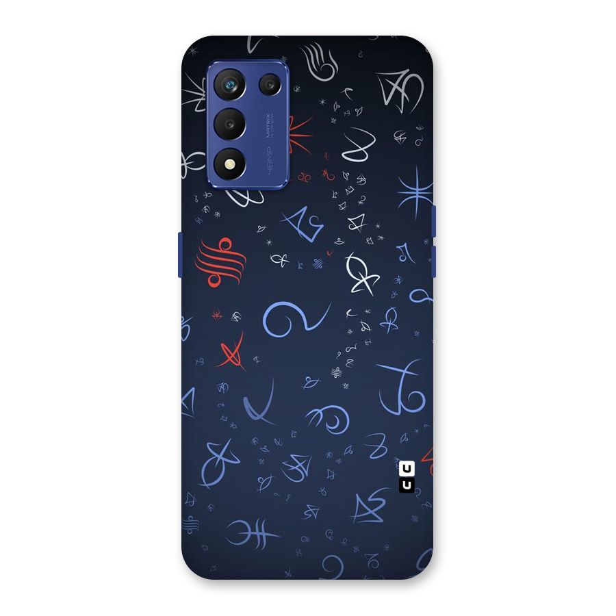 Blue Symbols Back Case for Realme 9 5G Speed