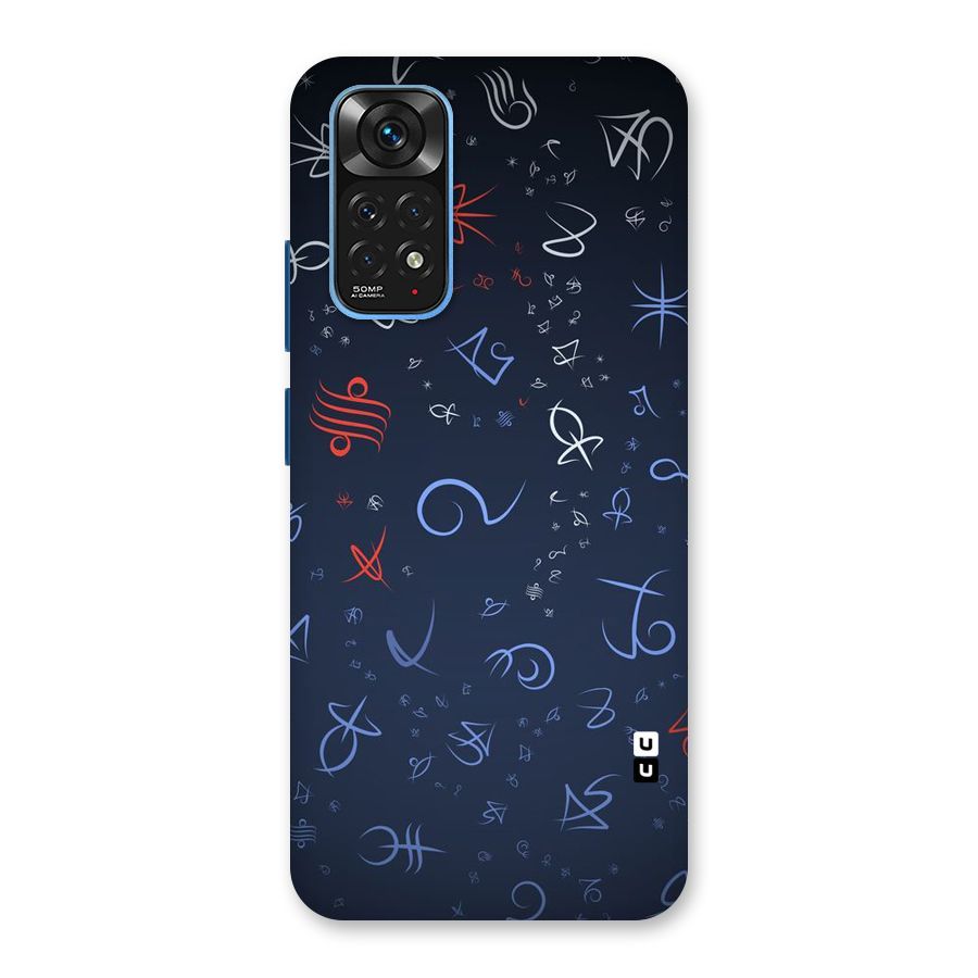 Blue Symbols Back Case for Redmi Note 11S