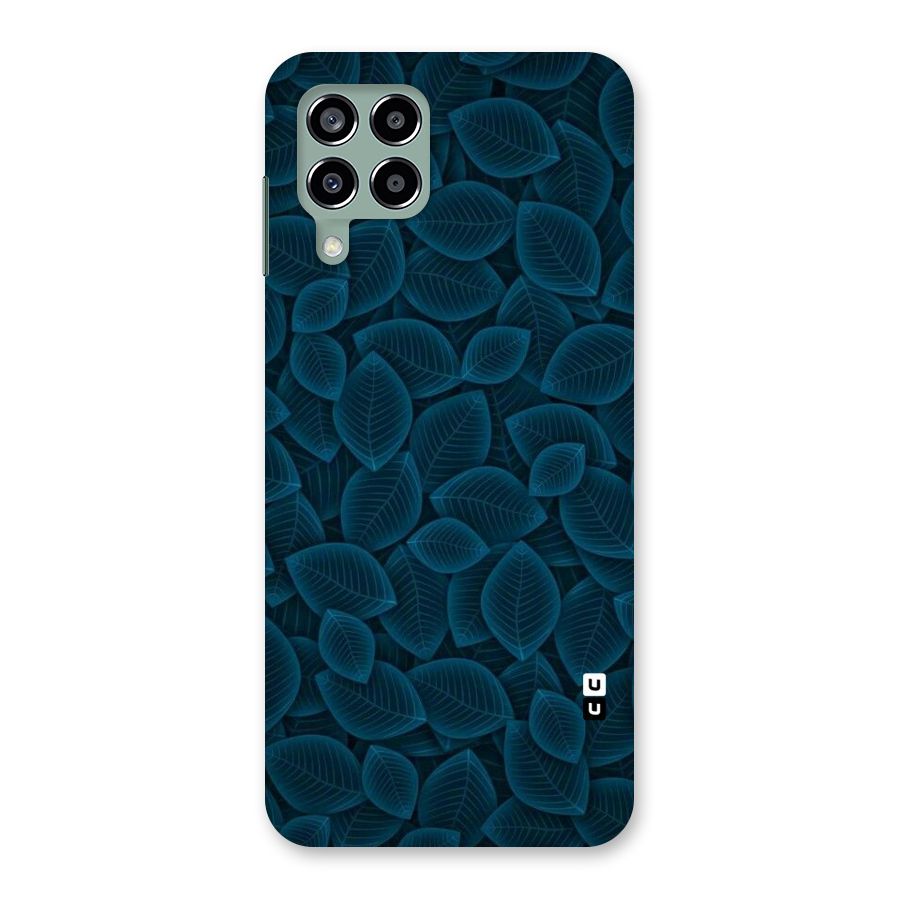 Blue Thin Leaves Back Case for Galaxy M33