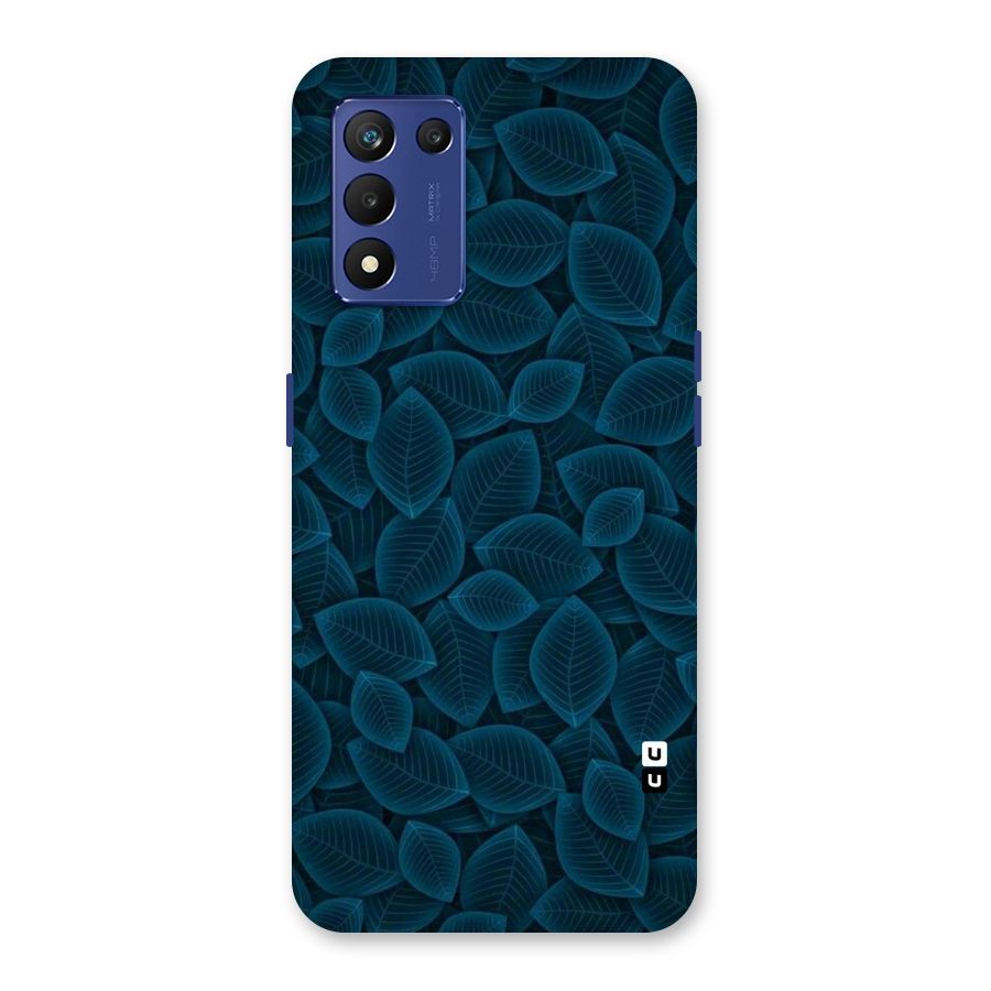 Blue Thin Leaves Back Case for Realme 9 5G Speed