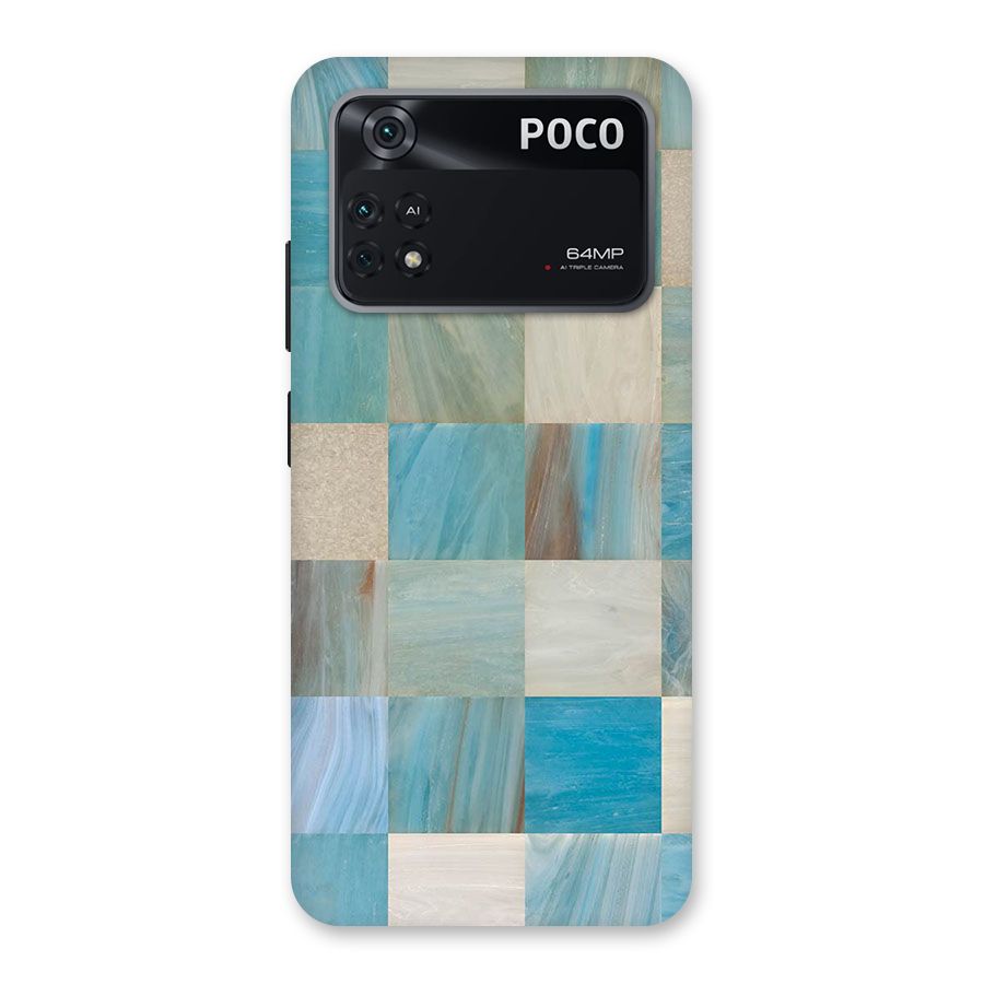 Blue Tiles Back Case for Poco M4 Pro 4G