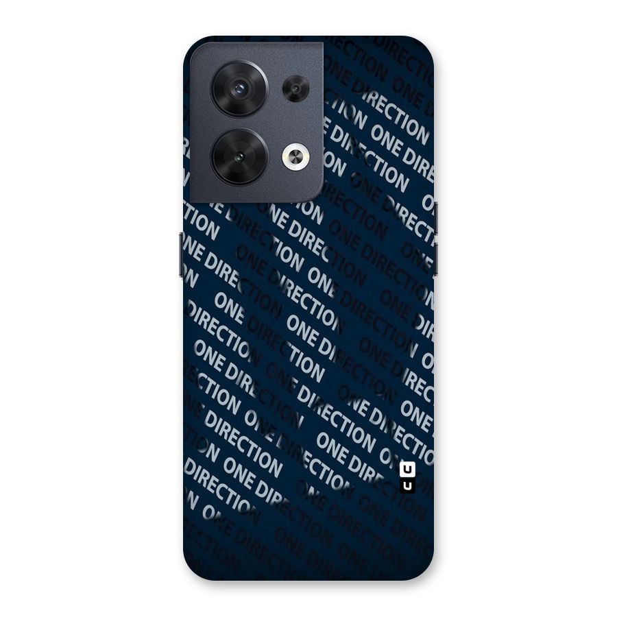 Blue Way Back Case for Oppo Reno8 5G