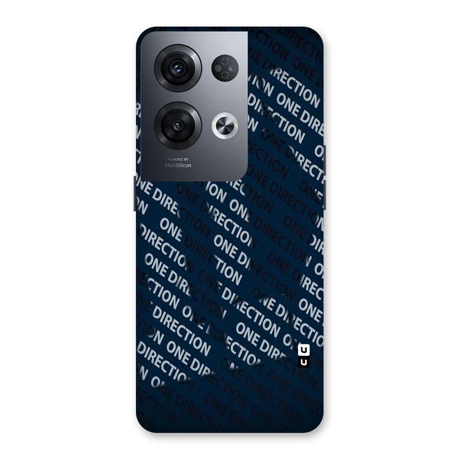 Blue Way Back Case for Oppo Reno8 Pro 5G