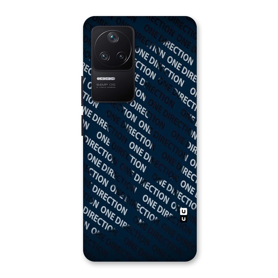 Blue Way Back Case for Poco F4 5G