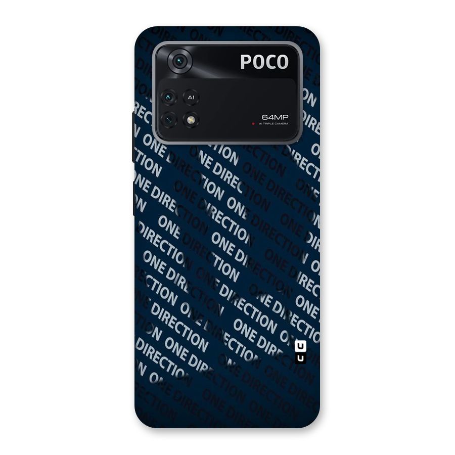 Blue Way Back Case for Poco M4 Pro 4G
