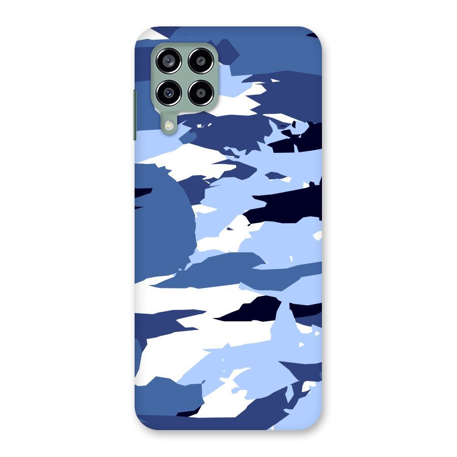 Blue White Canvas Back Case for Galaxy M33