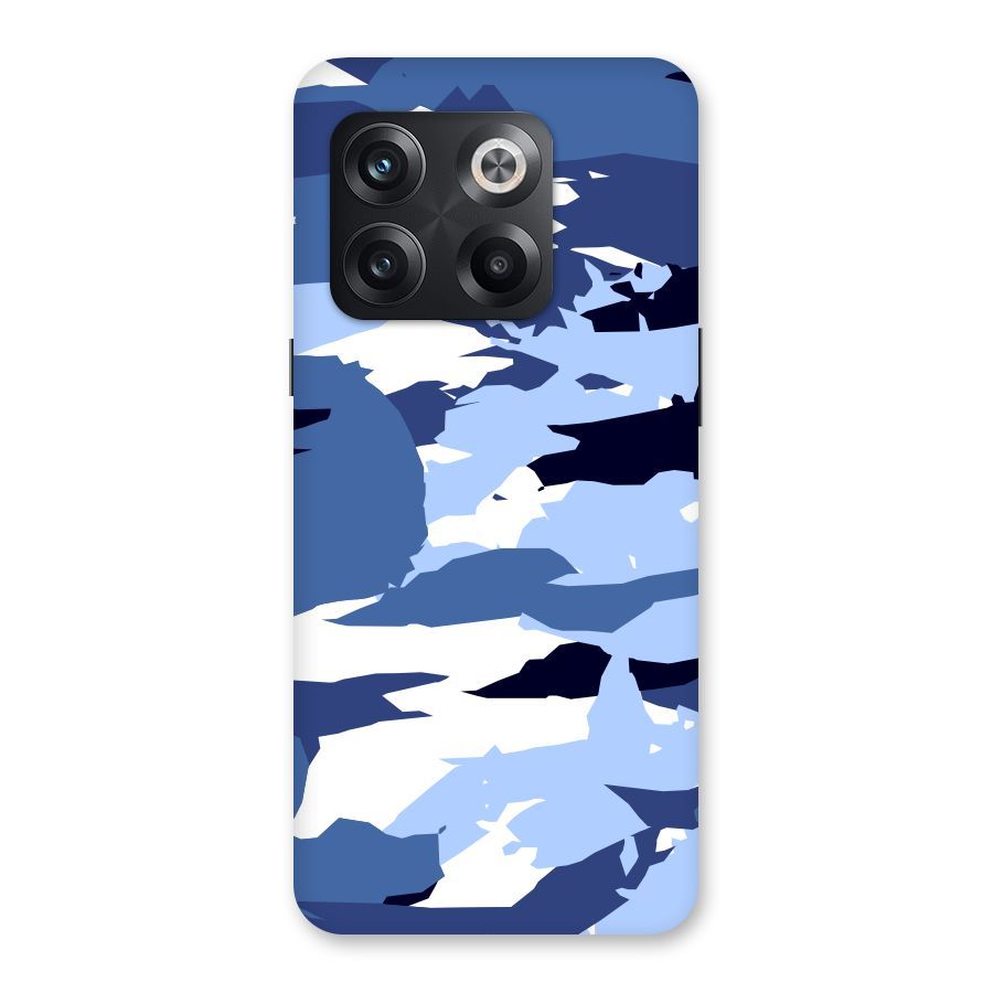 Blue White Canvas Back Case for OnePlus 10T