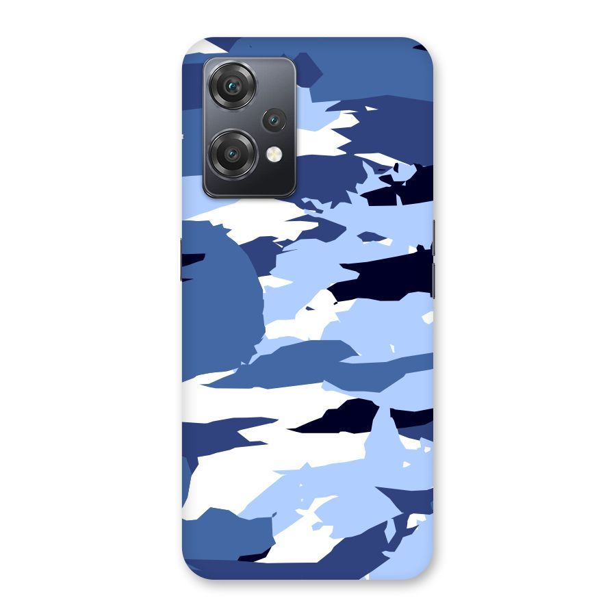 Blue White Canvas Back Case for OnePlus Nord CE 2 Lite 5G