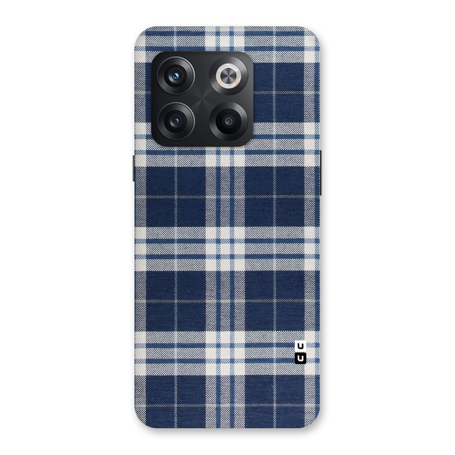 Blue White Check Back Case for OnePlus 10T