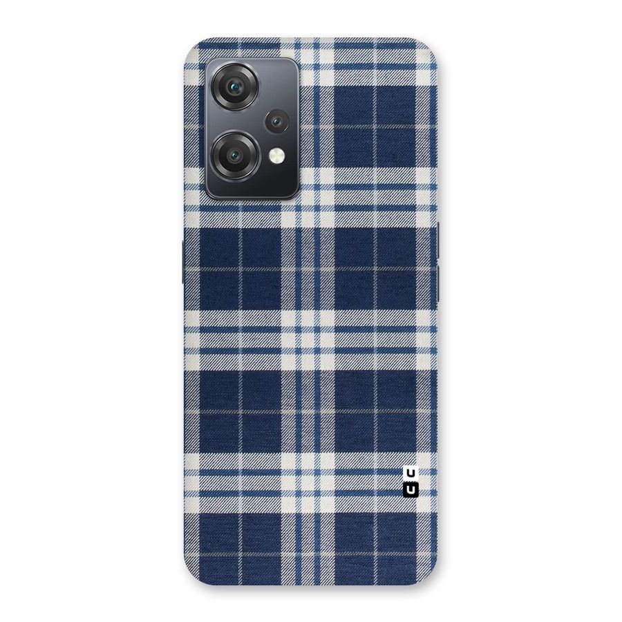 Blue White Check Back Case for OnePlus Nord CE 2 Lite 5G