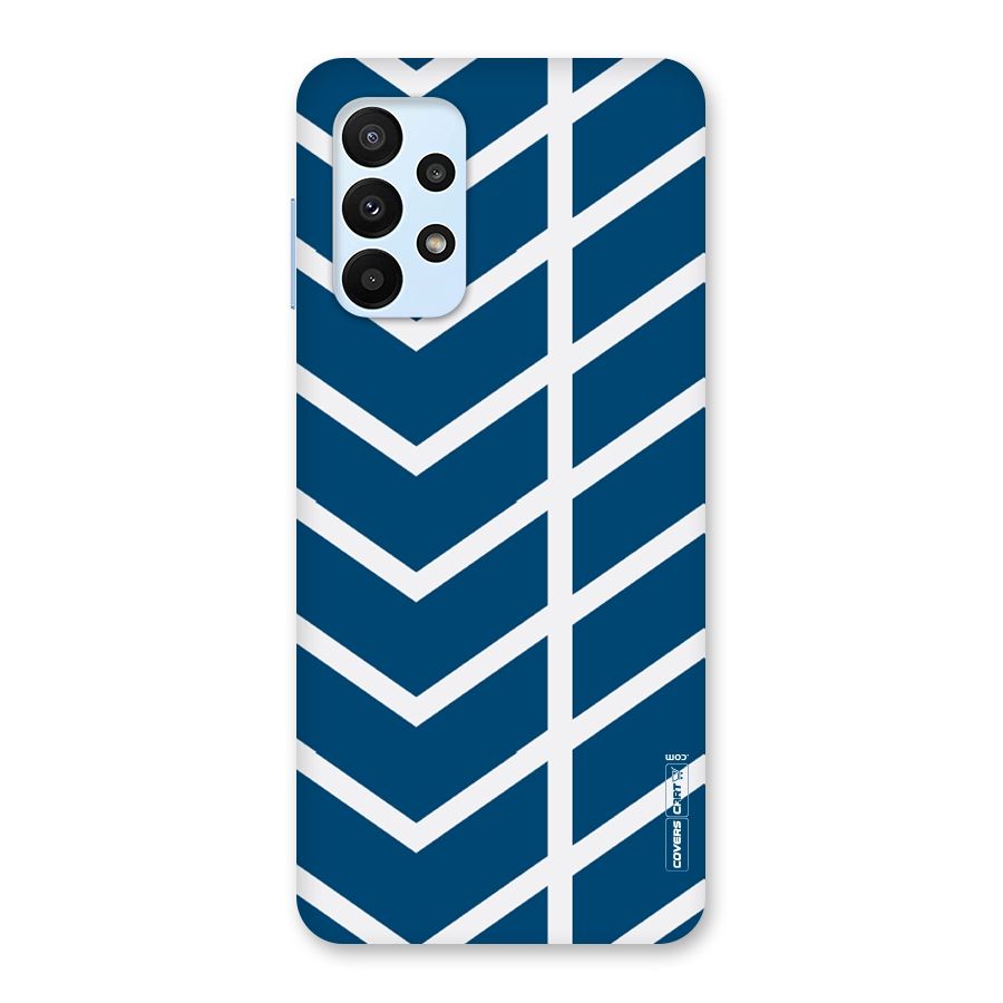 Blue White Pattern Back Case for Galaxy A23