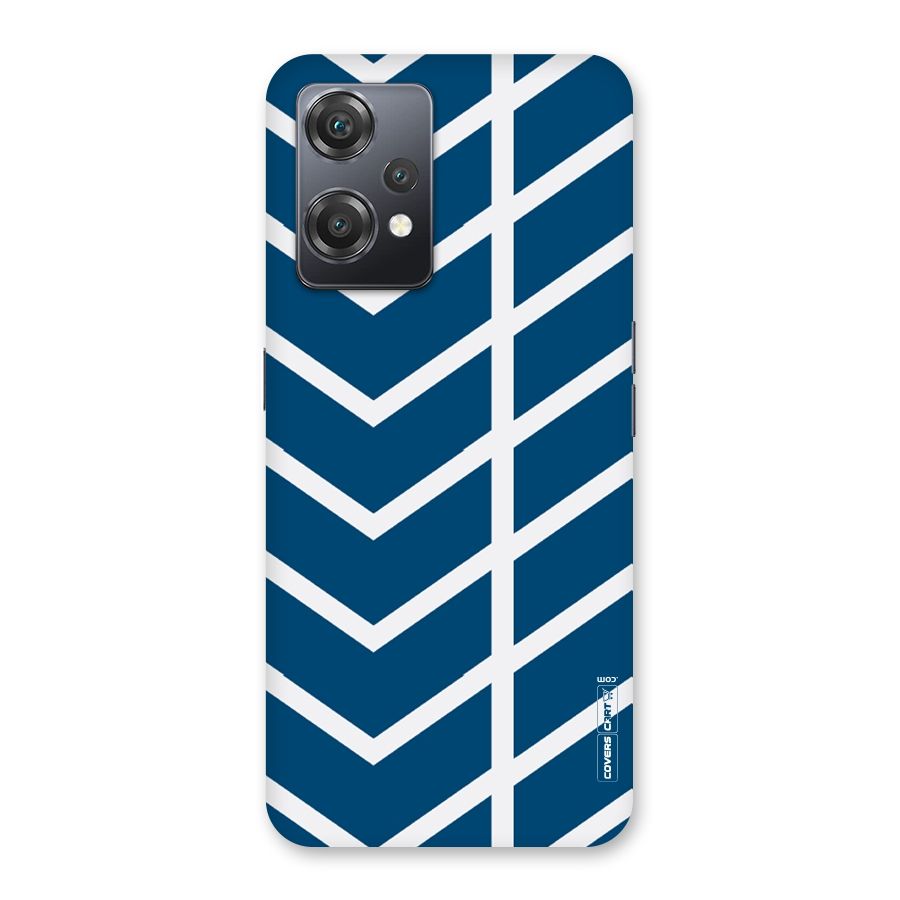 Blue White Pattern Back Case for OnePlus Nord CE 2 Lite 5G