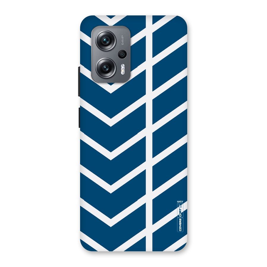 Blue White Pattern Back Case for Redmi K50i