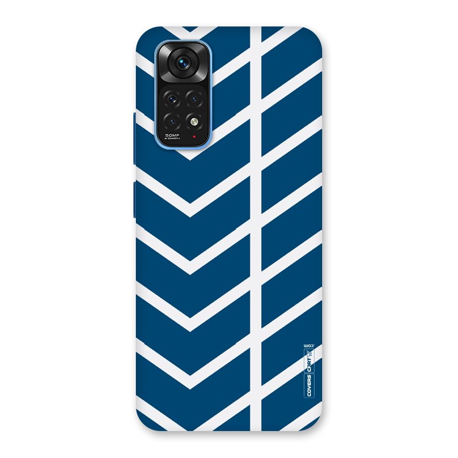 Blue White Pattern Back Case for Redmi Note 11S