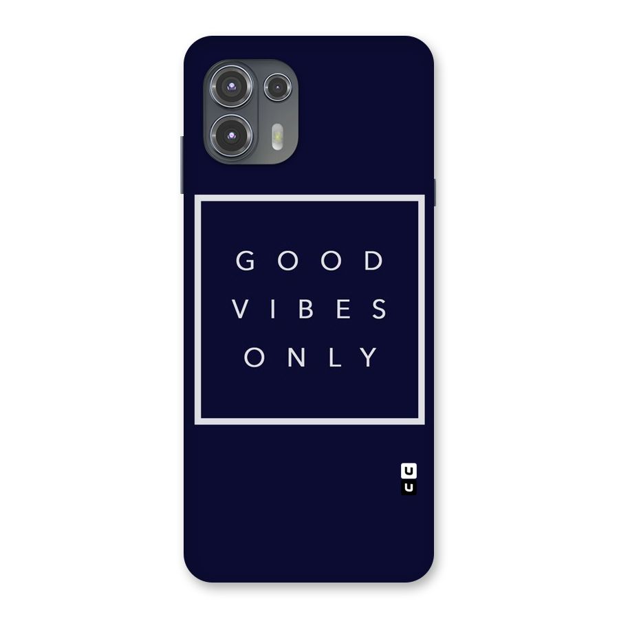 Blue White Vibes Back Case for Motorola Edge 20 Fusion