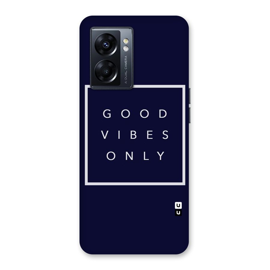 Blue White Vibes Back Case for Oppo K10 5G