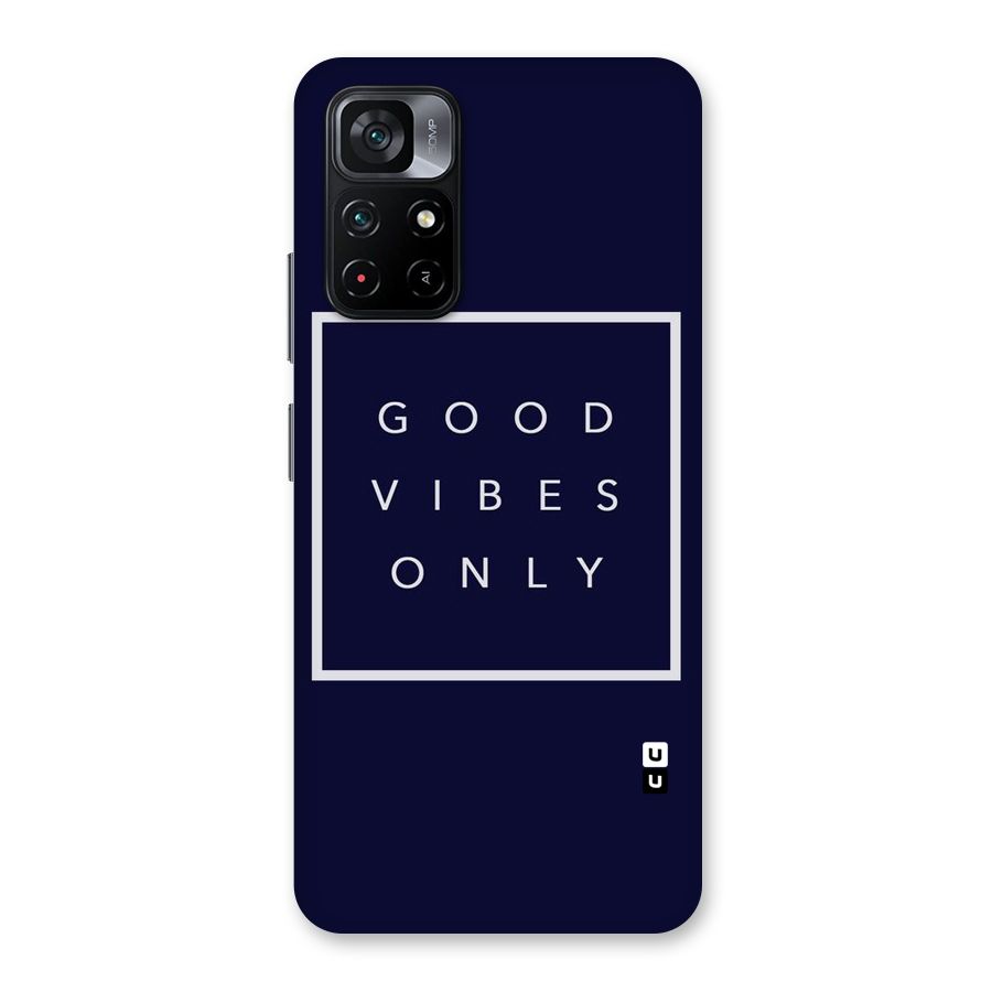Blue White Vibes Back Case for Poco M4 Pro 5G