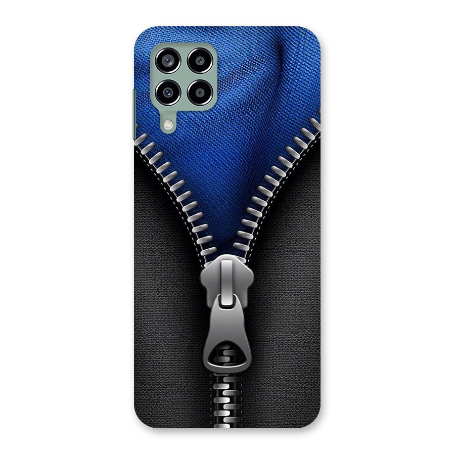 Blue Zipper Back Case for Galaxy M33