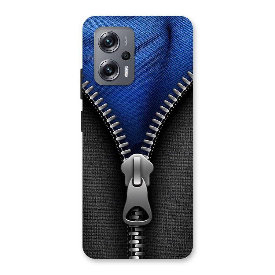 Blue Zipper Back Case for Redmi K50i