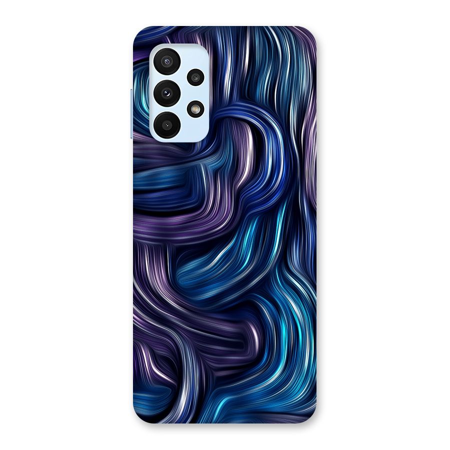 Blue and Purple Oil Paint Back Case for Galaxy A23