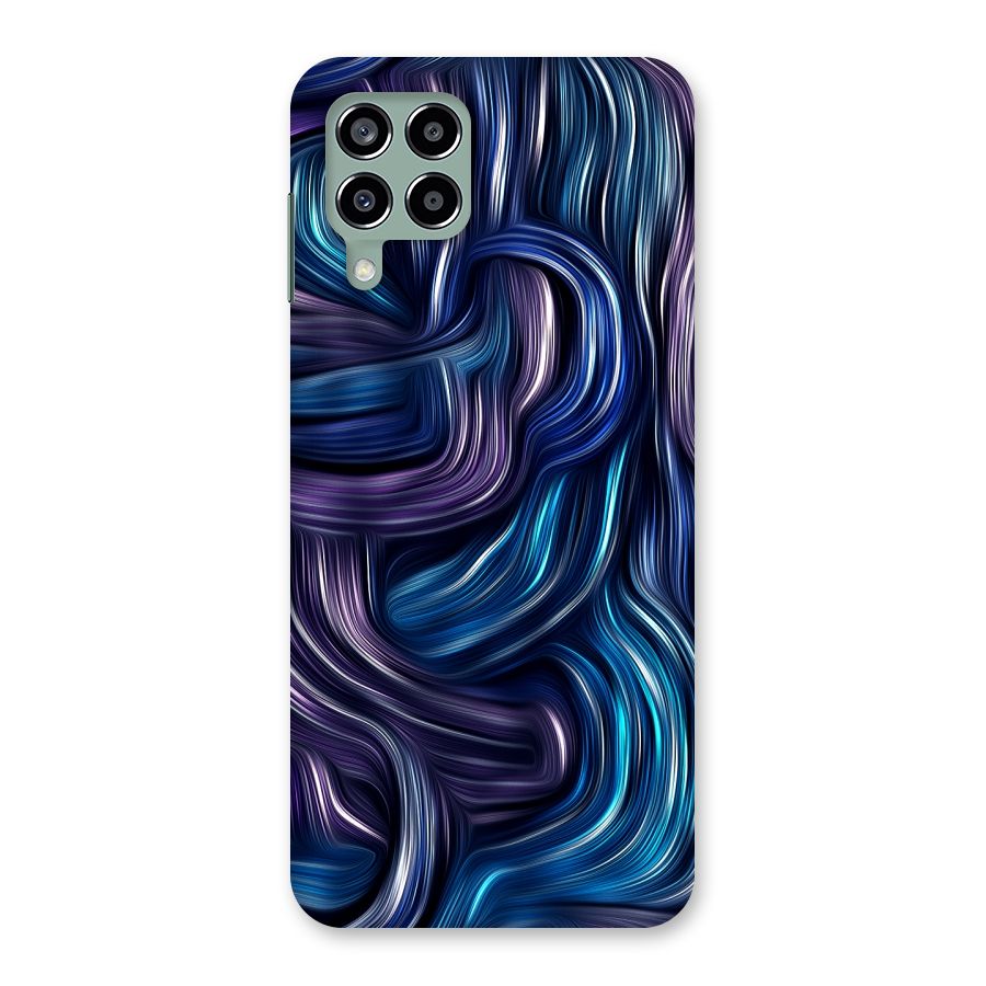 Blue and Purple Oil Paint Back Case for Galaxy M33