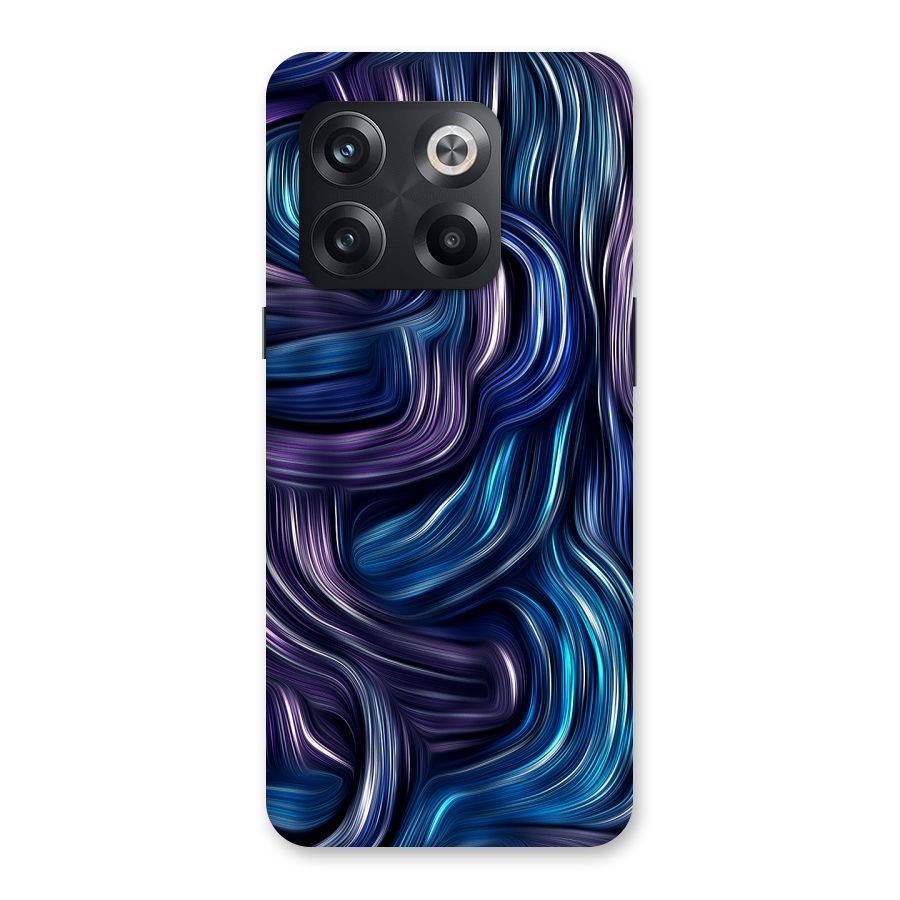 Blue and Purple Oil Paint Back Case for OnePlus 10T