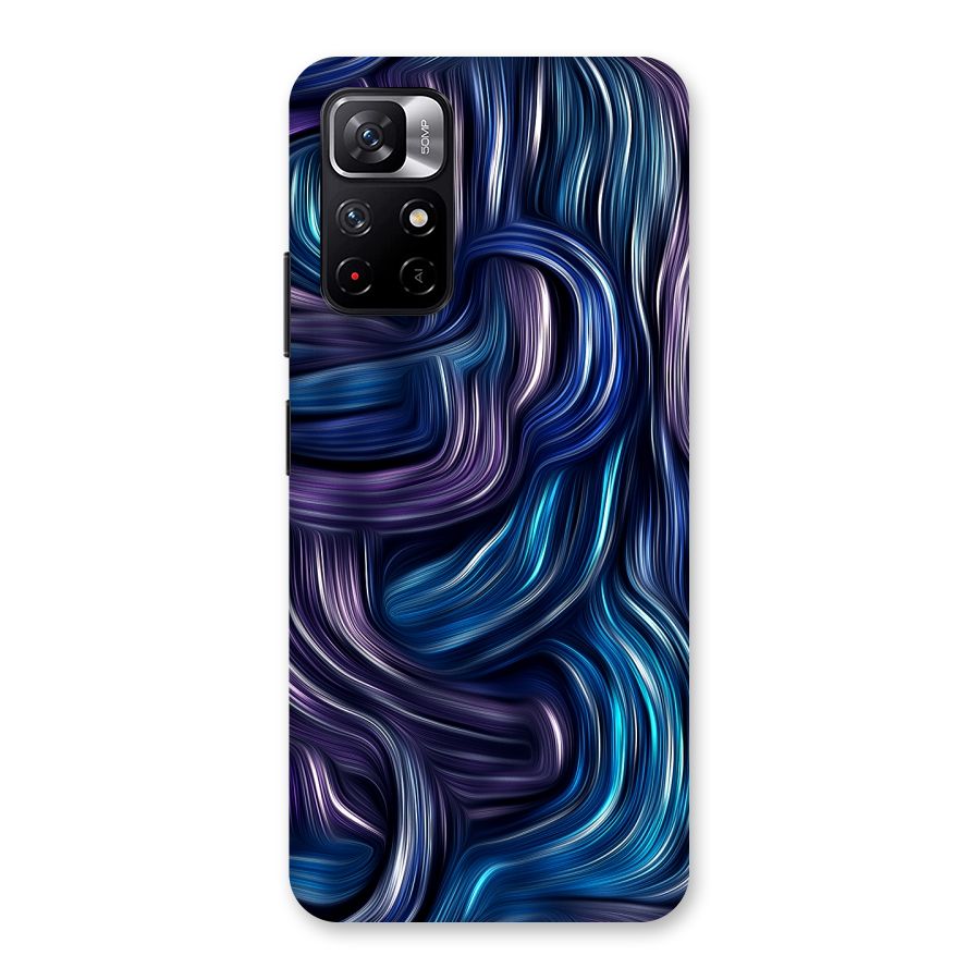 Blue and Purple Oil Paint Back Case for Redmi Note 11T 5G