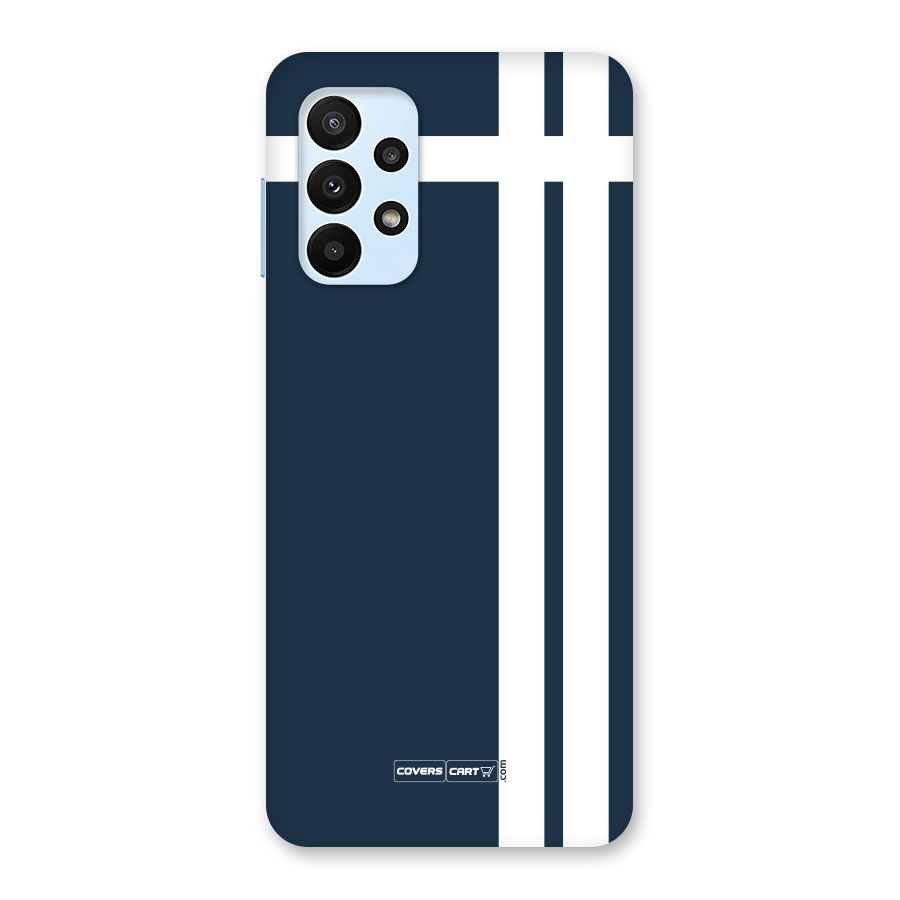 Blue and White Back Case for Galaxy A23