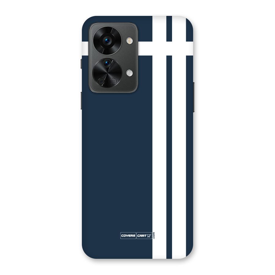 Blue and White Back Case for OnePlus Nord 2T