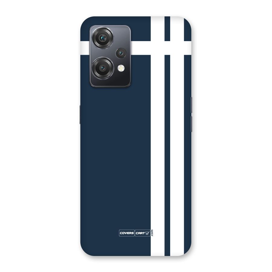 Blue and White Back Case for OnePlus Nord CE 2 Lite 5G