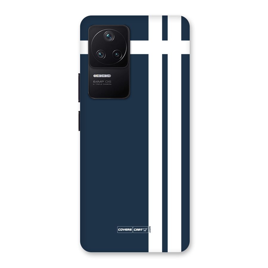 Blue and White Back Case for Poco F4 5G