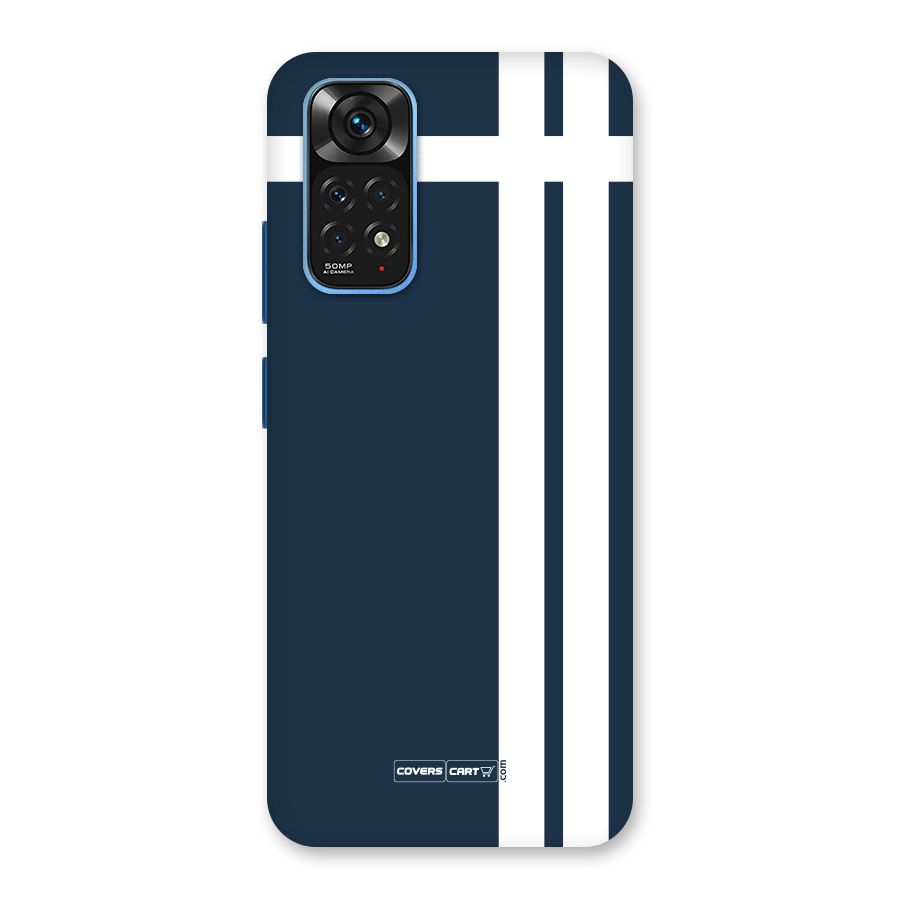Blue and White Back Case for Redmi Note 11S