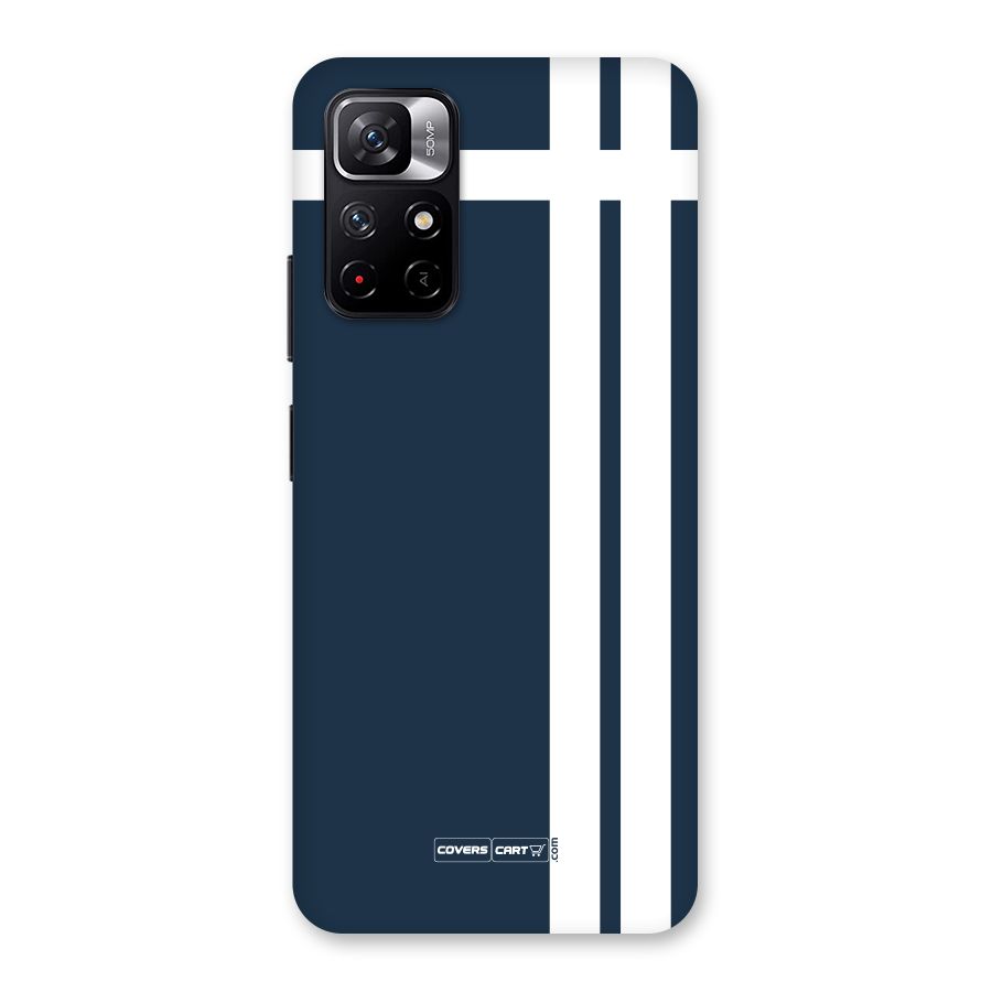 Blue and White Back Case for Redmi Note 11T 5G