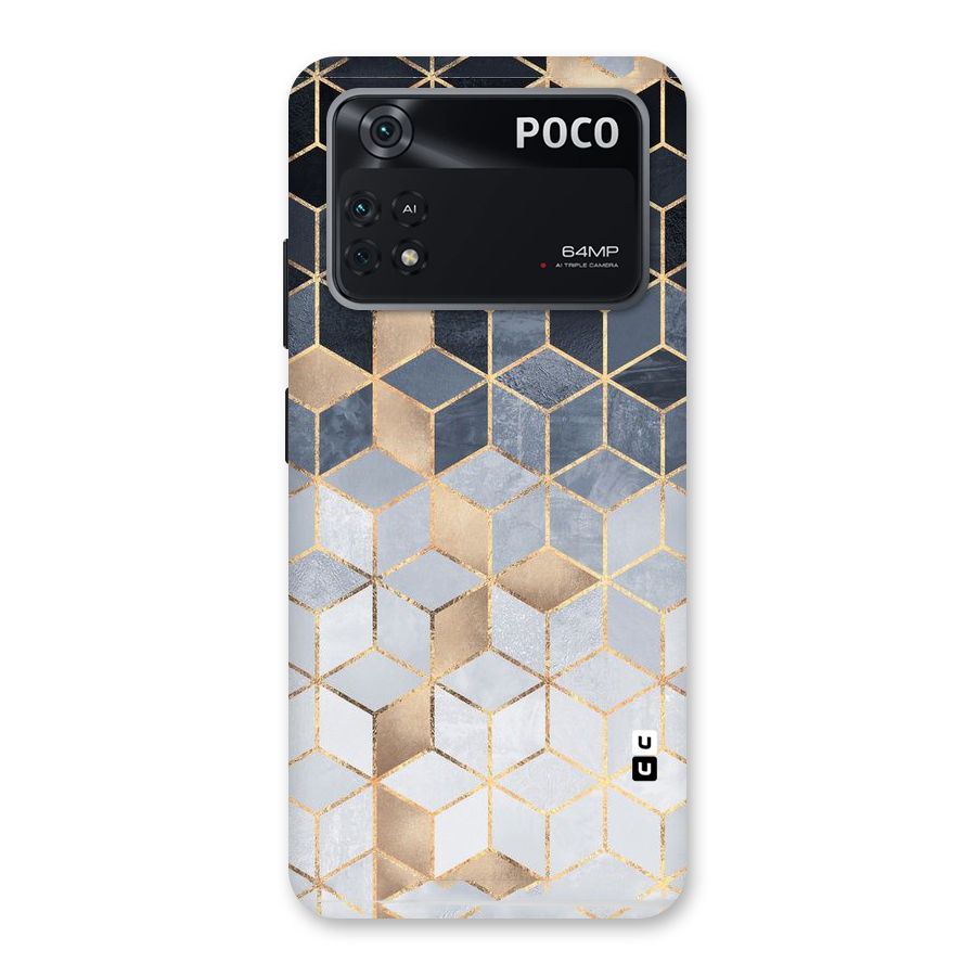 Blues And Golds Back Case for Poco M4 Pro 4G