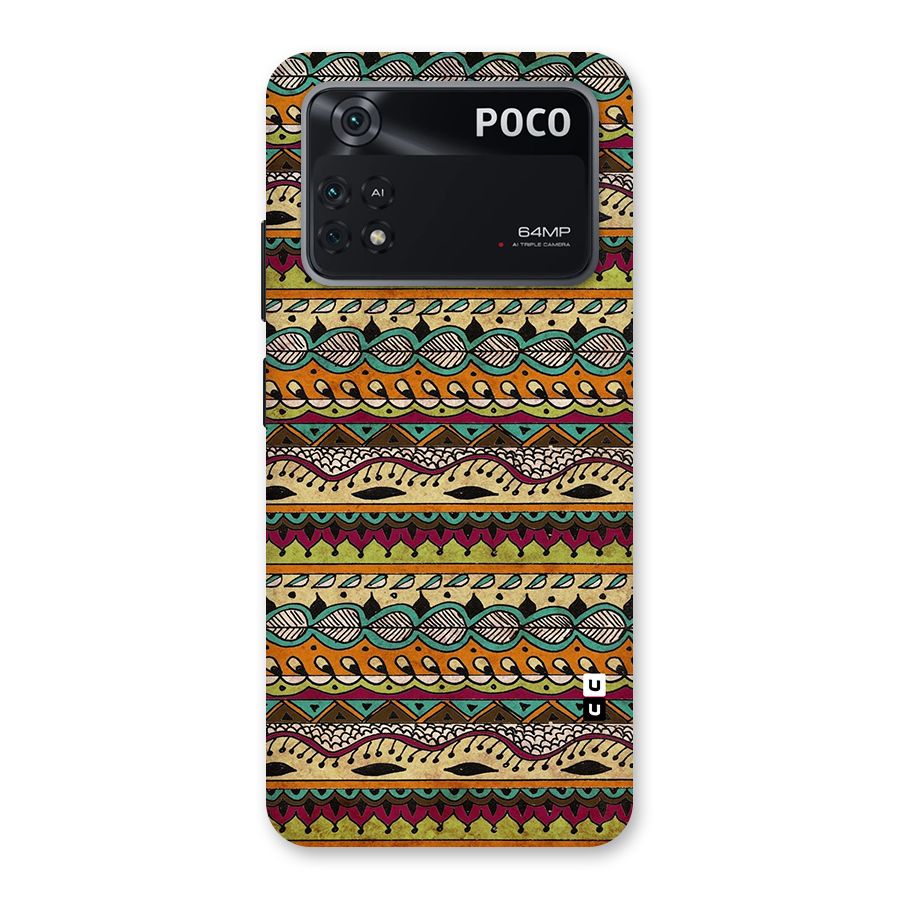 Bohemian Style Aztec Art Back Case for Poco M4 Pro 4G