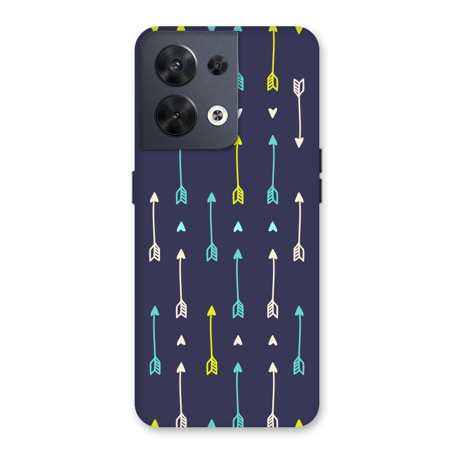 Boho Arrow Pattern Back Case for Oppo Reno8 5G