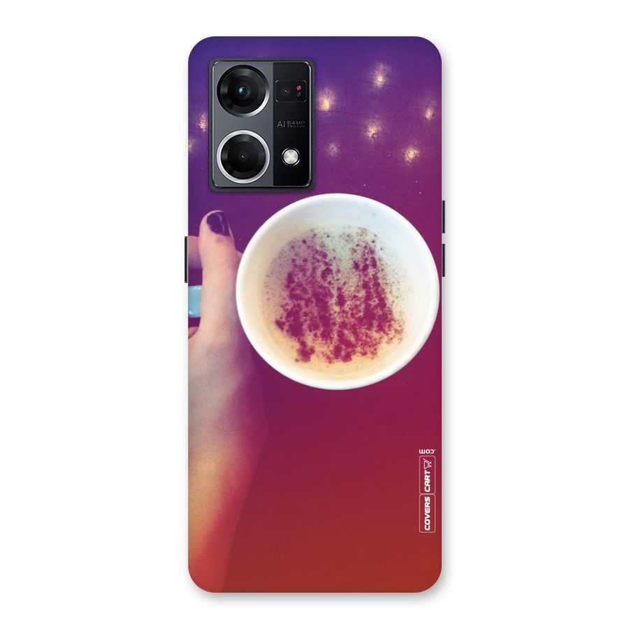 Bokeh Coffee Mug Glass Back Case for Oppo F21 Pro 5G