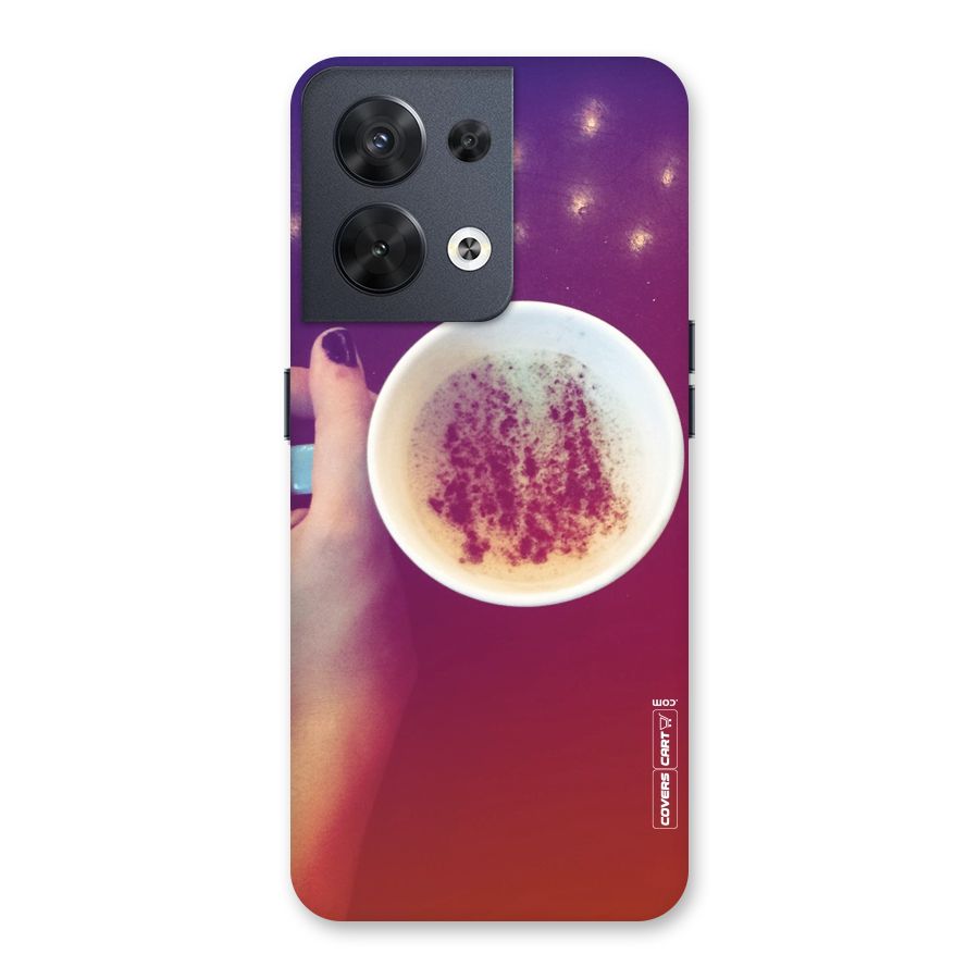 Bokeh Coffee Mug Back Case for Oppo Reno8 5G