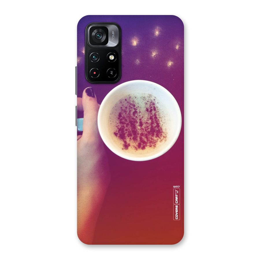 Bokeh Coffee Mug Back Case for Poco M4 Pro 5G