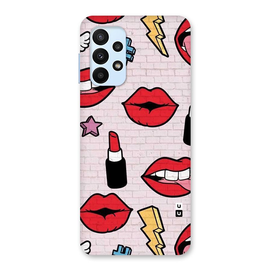 Bold Red Back Case for Galaxy A23